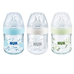 NUK Nature Sense Glass Bottle 120ml